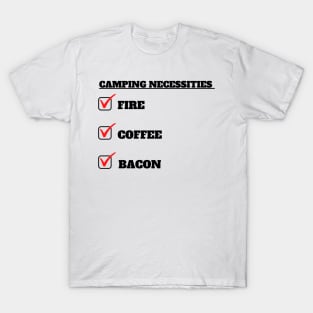 Camping Necessities T-Shirt